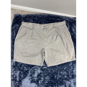 Natural Issue Men's Pleated Cotton Shorts Size 44